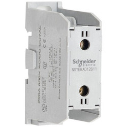 Square D Power Distr Block,Al/Cu,600V AC/DC NSYEBAD12611
