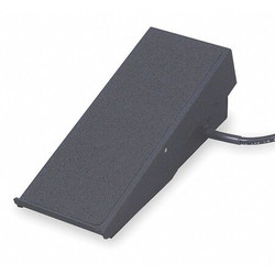 Linemaster FootSwitch,Black,Steel,SPDT,Momentary OHASAB-10K