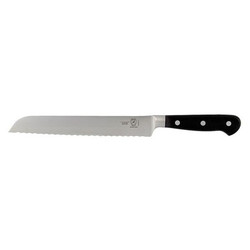 Mercer Cutlery Bread Knife,8 in Blade,Black Handle M23570