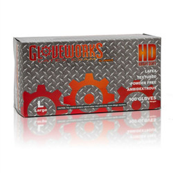 Ammex Gloveworks Hd Powderfree Textured Latex AMXILHD44100-CS