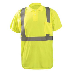 Occunomix T-Shirt,L,ANSI Class 2 LUX-SSPP2B-YL
