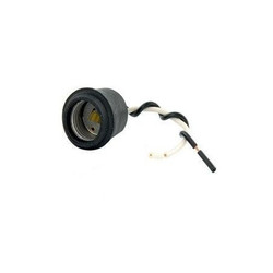 Leviton 660 W,Black,Medium Screw (E26) 124-D