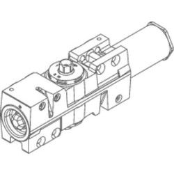 Lcn Standard Cylinder Assembly,12-1/8 in. L 4011-3071 RH AL