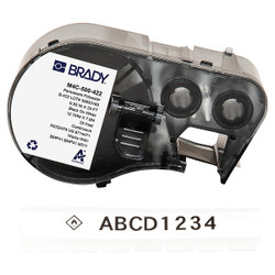 Brady Precut Label Roll Cartridge,White,Gloss M4C-500-422