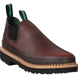 Georgia Boot Loafer Shoe,W,10 1/2,Brown,PR GS262