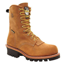 Georgia Boot Logger Boot,W,10 1/2,Brown,PR G9382