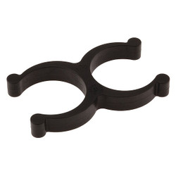 Tennant Clip,Grip,Hose,1.50id,Dbl,Blk Pyp 1014079