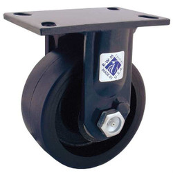 Rwm Plate Caster,Rigid,Phenolic,10 1/8"H 75-DUR-0825-R