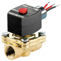 Redhat Solenoid Valve,Brass,NC,Air, Inert Gas EF8210G056V