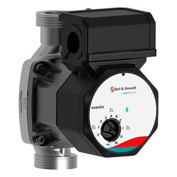 Bell & Gossett ECM Circulating Pump,Union,115V AC 60B0B1002