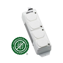 Tripp Lite Outlet Strip,White,15 A,Cord 15 ft L PS-415-HGDG