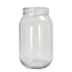 Qorpak Bottle,256 mm H,Clear,157 mm Dia,PK4 GLA-00883