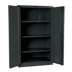Hallowell Strg Cab,60"x48"x24",Charcoal,3Shlv HW4SC8460-3CL