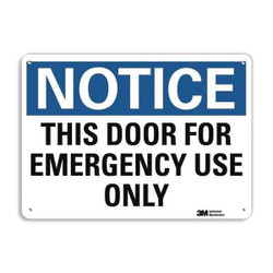 Lyle Notice Sign,10 in x 14 in,Plastic U5-1550-NP_14X10