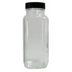 Qorpak Bottle,86 mm H,Clear,37 mm Dia,PK48 GLC-01293