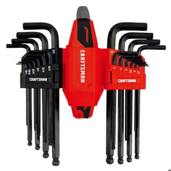 Craftsman Hex Key Set,Blk Oxide Finish CMHT26028