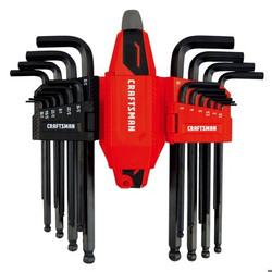 Craftsman Hex Key Set,Blk Oxide Finish CMHT26028