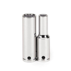 Williams Deep Socket,12 pt.,1-3/8",1/2" Dr. 32444-TH