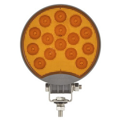 Maxxima Work Light,12/24V DC,Round Head MWL-19BY-MH