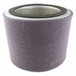 Solberg HEPA Cartridge Filter,Dia. 11 3/4" HE374P