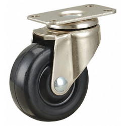 Manufacturer Varies Plate Caster,Swivel,Rubber,2 1/2"H 31707