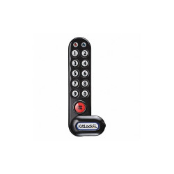 Codelocks Elect Keyless Lock,Keypad,1 5/16 in H KL1006KIT-BLK