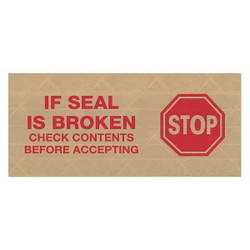 Tape Logic Water Actvtd Tape,Stop,3"x450 ft.,PK10 T9077500RA