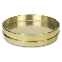 Advantech Manufacturing Pan, Brass, 8 In, Half Ht,Extended Rim PB8HX