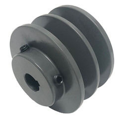 Manufacturer Varies V-Belt Pulley,6.75 in Out dia.,Cast Iron 2BK70X1