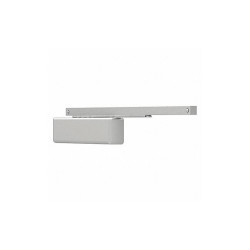 Lcn Surface Track Closer,Silver,LH,Standard 4114T-STD LH AL
