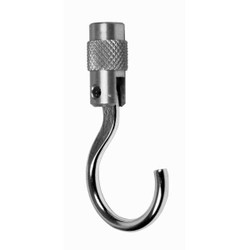 Shimpo Aluminum Large Hook,20 lb Cap,M6 thread FG-M6HKL-AL