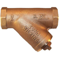 Wilkins Y Strainer,5" H,20 mesh,Cast Bronze 112-SXL