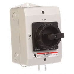 Siemens Safety Switch, Non-Fusible, 16A, Plastic 3LD20640TB510US2