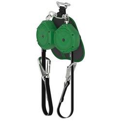 Msa Safety Self-Retracting Lifeline,10 ft L,2Legs VSLEW-032-PJ-A-TB