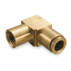 Weatherhead Female Elbow,3/8-18,3/8 In Tube Sz 1870X6