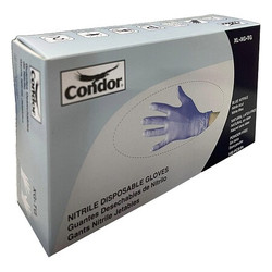 Condor Disposable Gloves,Nitrile,2XL,PK 100 819MH2