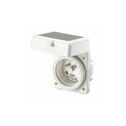 Hubbell Wiring Device-Kellems Flanged Locking Inlet,30 A;White,L5-30P HBL303NM