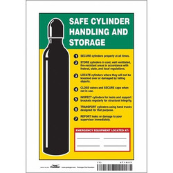 Condor Safety Sign,10 in x 7 in,Vinyl 471N62