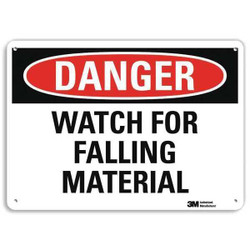 Lyle Danger Sign,7 in x 10 in,Aluminum U3-2043-NA_10x7