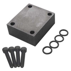 Parker Cover Plate,1.91 in L,Aluminum SPD3C1EN35