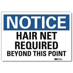 Lyle Notice Sign,7inx10in,Reflective Sheeting U5-1247-RD_10X7