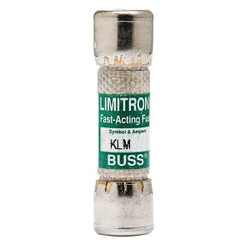 Eaton Bussmann Fuse,Midget,1-1/2A,KLM Series KLM-1-1/2