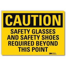 Lyle Caution Sign,5inx7in,Reflective Sheeting U4-1644-RD_7X5