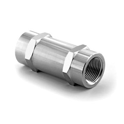 Ham-Let Check Valve,Poppet,Inline,Let-Lok H-400-SS-L-1/4"-5 PSI-PT
