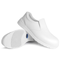 S Fellas by Genuine Grip Loafer Shoe,M,8,White,PR 595-8M
