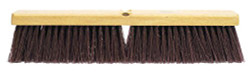 Weiler 420 Deck Brush Head - Polypropylene 3 1/4 in Bristle - 18 in Hardwood Block