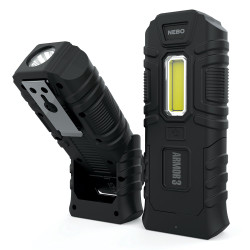 Nebo 6526 Armor3 Flashlight - Indestructible Waterproof Floating Impact-resistant 360 Lumen Work Light