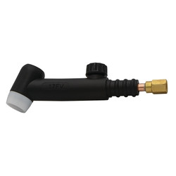 TIG Torch Body, Flex with Valve, 12.7 in L, 12.5 ft L cable