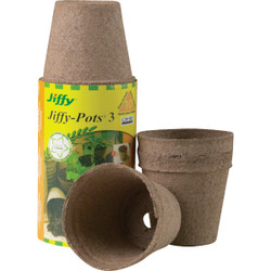 Jiffy 3 In. W. Round Peat Pot (10-Pack) JP310