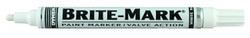 Dykem BRITE-MARK 84003 Medium Tip Paint Marker, White